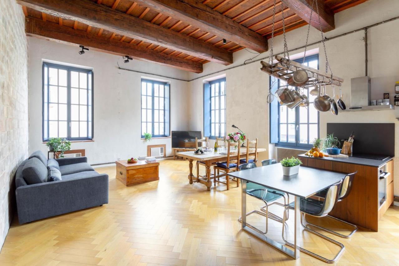 Sunny Stylish Spacious Loft In Old-Port Марсель Экстерьер фото